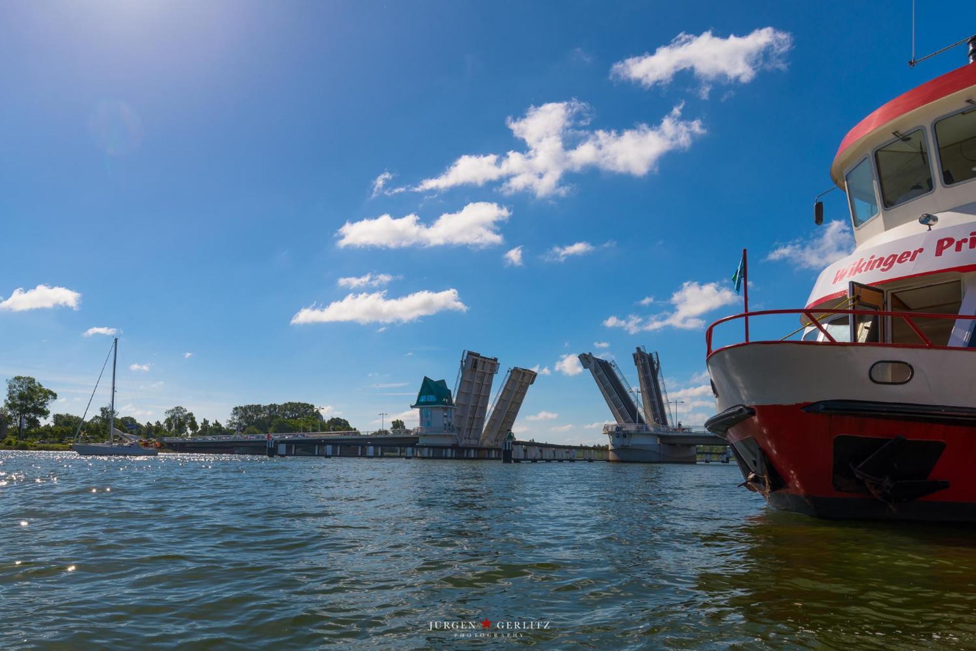 Horizont- Direkt Am Wasser, Hafenblick, Fahrstuhl, Sauna, Ueberdachter Balkon Olpenitz Bagian luar foto