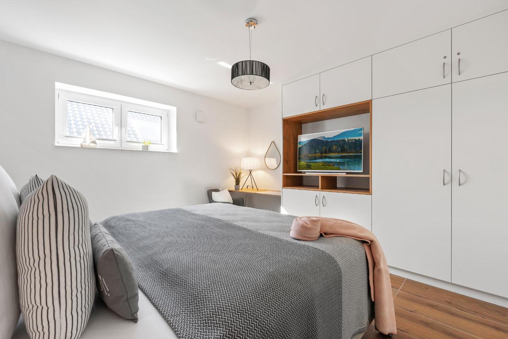 Horizont- Direkt Am Wasser, Hafenblick, Fahrstuhl, Sauna, Ueberdachter Balkon Olpenitz Bagian luar foto